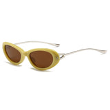 Oval Rivet Sunglasses 2026 New Style for Trendy Girls, Unique and High-end Sunglasses, European and American Style Sunglasses