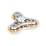 Fingertip gyro planet wheel finger gyro pure copper gear Ferris wheel gear linkage rotating power decompression toy