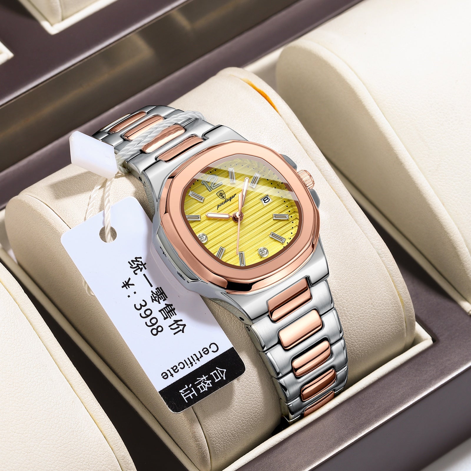 Swiss brand new quartz watch women's ultra-thin luminous women's watch