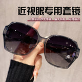 2026 New Polarized Sunglasses That Can Be Worn over Prescription Glasses, Suitable for Men and Women, Uv Protection for Driving, Round Face Shape