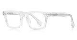 Factory Direct Sales of New Square Frames That Can Be Fitted with Prescription Lenses, Stylish Tr Material Temples, Anti-Blue Light Plain Frames