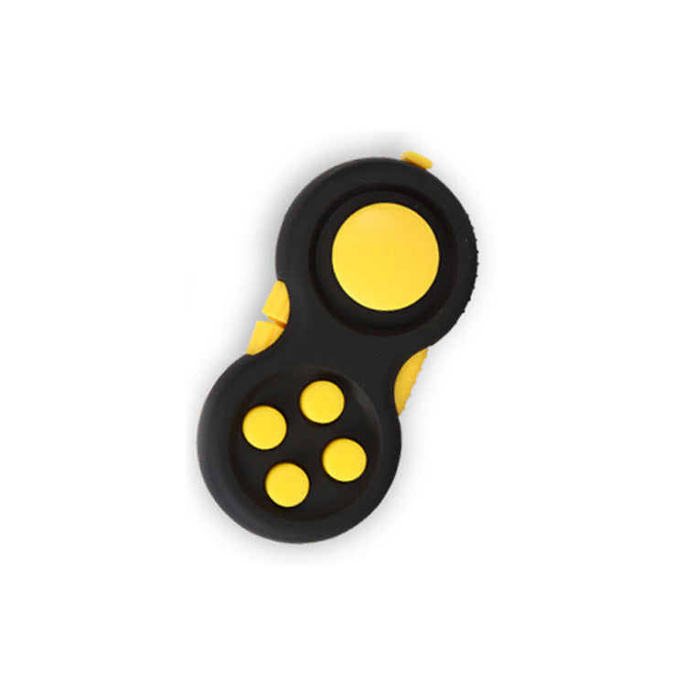 Stress-Relief Puzzle Handle with Non-Slip Silicone Ergonomic Design for Gaming and Office Use, Finger Stress-Relief Toy