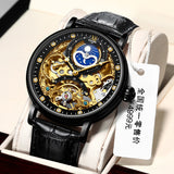 Kinyued Fully Automatic Mechanical Watch Business Men's Watch Tourbillon Mechanical Watch Men's Multi-Functional Men's Watch