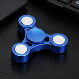 Edc Fingertip Spinner Aluminum Alloy Finger Spinner Stainless Steel Magic Stress-Relief Rotating Gadget Black Technology
