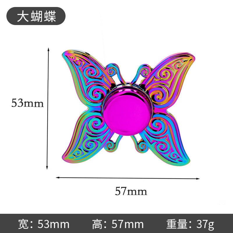 New Alloy Fingertip Spinner Stress-Relief Toy Hand Spinner Finger Spinner Street Stall Toy