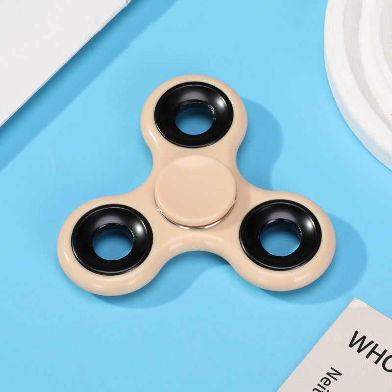 Rotating Fidget Spinner Abs Plastic Three-Finger Stress Relief Toy Hand Spinner Finger Stall Edc Toy