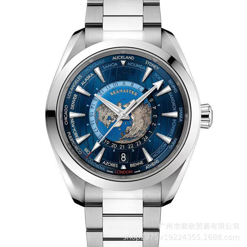 Factory wholesale AliExpress men's three-pin high quality steel band Shi Ying Oujia men's watch a generation of hair