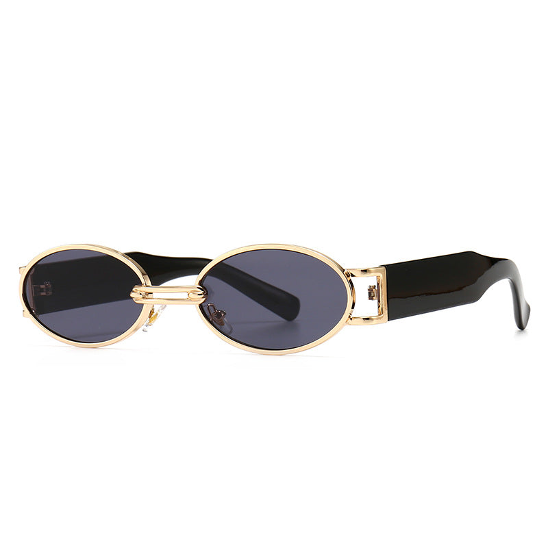 Cross-border European and American Street Shooting Retro Rock Punk Square Metal Modern Vintage Glamour Sunglasses 5274