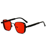 2026 Manufacturer's New European and American Fashion Square Frame Retro Steampunk Metal Sunglasses Anti-Uv Men's Sunglasses