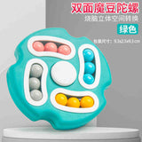 A generation of magic beans Rubik's cube boy gyro finger rotating ball decompression artifact children's educational toys