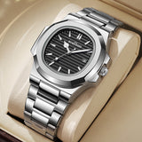 Basic Models Wholesale New Watches Men's Wholesale Men's Wristwatches Dual Calendar Luminous Quartz Stainless Steel Men's Watches