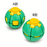 Cross-Border 3D Printed Press-And-Spin Gyro, Press-And-Spin Stress Relief Ball, Fidget Spinner, Stress-Relief Ball