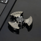 Fingertip gyro stainless steel kung fu cyclone finger gyro Seiko rotating power Net red long time decompression toy
