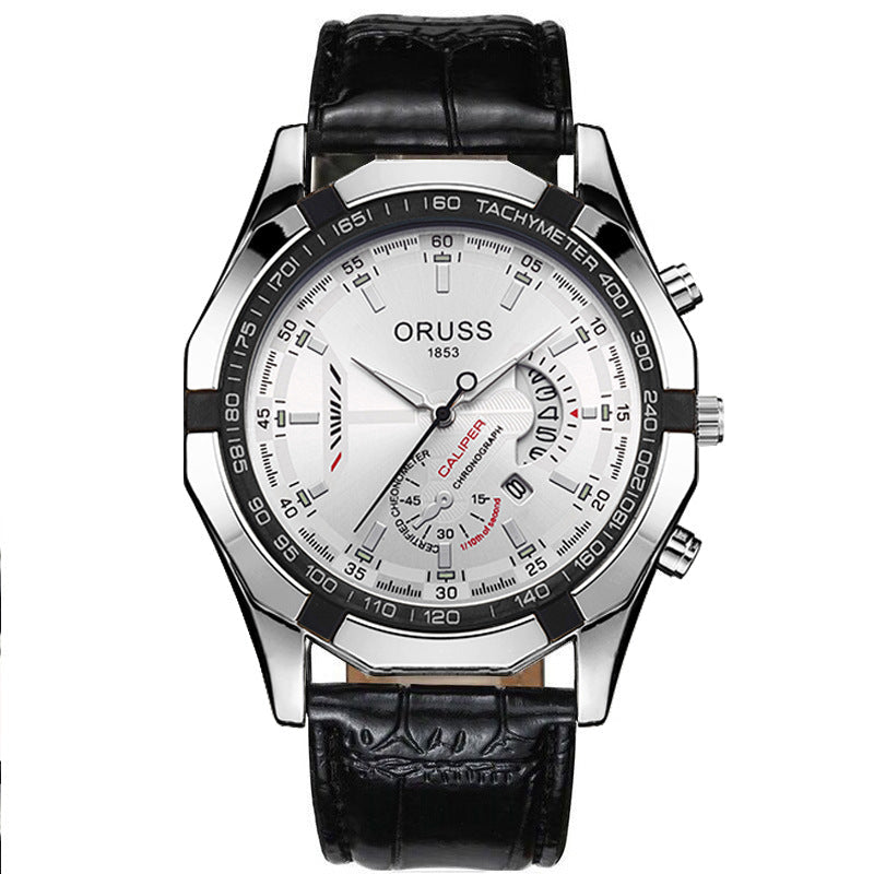 genuine goods Automatic Watch 2022 New Luminous Waterproof Calendar Business Men's Watch Large Dial Hollow Watch