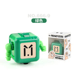Cross-border children's fingertip decompression robot decompression anti-anxiety decompression cube new exotic infinite cube toy