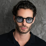 2026 New European and American Style Sunglasses for Men, Uv Protection, Fashionable Retro Rivet Design, Driving Casual Sunglasses for Women