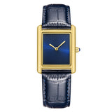 Foreign Trade New Product Men's Casual Watch Classic Simple Square Two-Pin Quartz Watch Belt Waterproof Men's Watch Wholesale