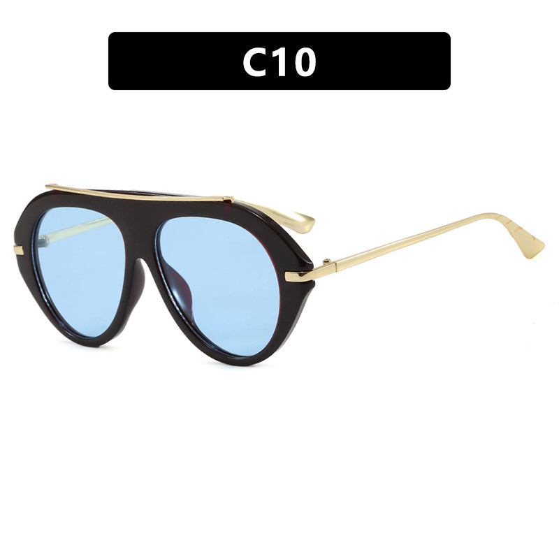 Toad-Shaped Sunglasses Pilot Style 2026 New Model Retro Sunglasses with Unique Shape for Driving