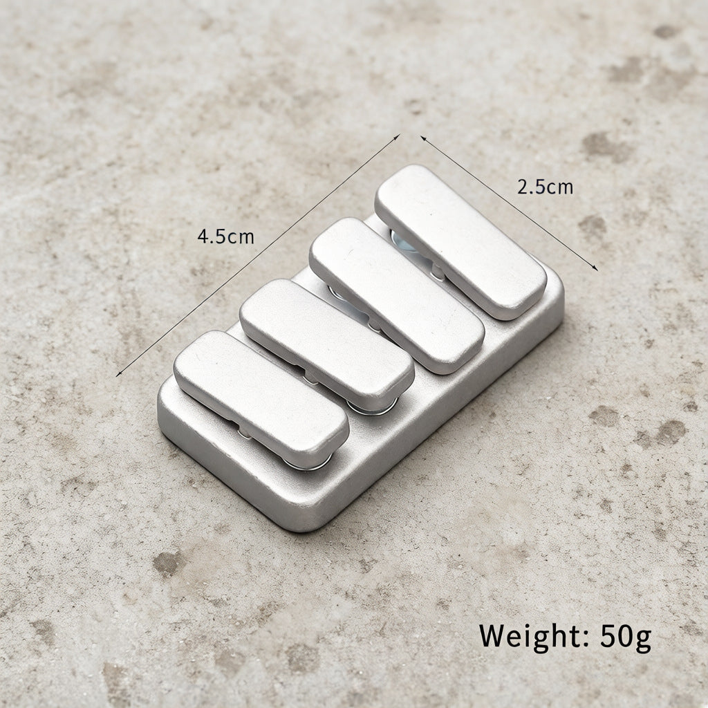 Cross-Border New Model Four or Five Button Piano Seesaw Edc Metal Toy Magnetic Metal Clicker Coin Hand Toy