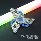 Cross-border mechanical fingertip gyro decompression rotating vent small toy finger gyro boys birthday gift batch