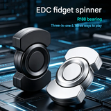 Three-In-One Fingertip Spinner Zinc Alloy Cool Edc Toy Push Slider Stress Relief Rotating Magnetic Decompression Factory