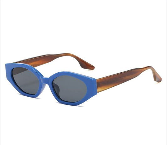 Color-Match Cat Eye Sunglasses for Women – Trendy Small Frame Fashion Shades
