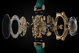 Men's Retro Square Hollow Automatic Mechanical Watch