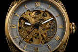 Men's Retro Square Hollow Automatic Mechanical Watch