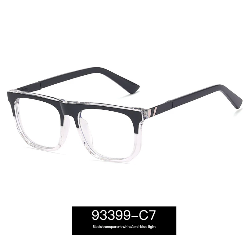 Women's TR90 Square Frame Anti-Blue Light Glasses – Myopia-Ready Optical Eyewear